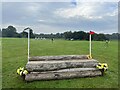 SJ8505 : Fence on the BE80 Championships course by Jonathan Hutchins