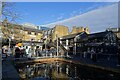 TQ2884 : Food stalls at Camden Lock by DS Pugh