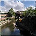 SK3585 : River Sheaf, viewed from the London Road bridge by A J Paxton