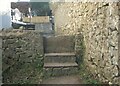 SS9177 : Stone stile with steps, Corntown by eswales