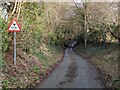 SJ4006 : Hinton Lane passing under the old railway line by TCExplorer