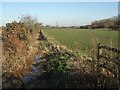 SS9178 : Drain and arable farmland, Ewenny Moor by eswales