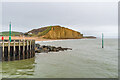 SY4690 : Bridport Harbour entrance by Ian Capper