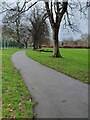 TQ2576 : A path in South Park, Fulham by Richard Rogerson