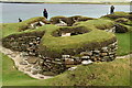 HY2318 : Skara Brae Neolithic village by N Chadwick