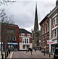 SP4293 : Hinckley parish church viewed from the Borough by A J Paxton