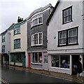 SX7960 : Totnes High Street, by the corner with Leechwell Street by A J Paxton