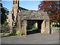 NY3650 : Lych gate, Dalston Church by Adrian Taylor