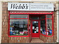 NS1655 : Firth of Clyde Townscape : Webb's Newsagent, 15 Glasgow Street, Millport by Richard West