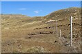 NM9582 : Deer Fence by Raibeart MacAoidh