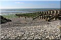 TV6096 : A redundant groyne at Holywell, Eastbourne, East Sussex by Adrian Diack