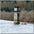 NH3709 : Viaduct support pillar by Gerald England