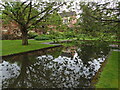 TQ4274 : Eltham Palace moat by Marathon