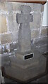 SK2692 : Old Wayside Cross in St Nicholas church, Bradfield by M Rayner