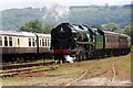 SP0229 : Gloucestershire Warwickshire Steam Railway - No. 35006 approaching Winchcombe by Chris Allen