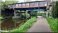 SE1838 : Three bridges over the Leeds & Liverpool Canal at Thackley by Roger Templeman