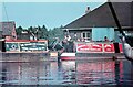 SJ7922 : Narrow boats 'Yeoford' & 'Mendip' moored at Norbury Junction, Shropshire Union Canal (1) by Martin Tester