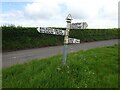 ST0534 : Fingerpost, Stickle Path by Mr Red