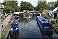 TQ0694 : Below the locks at Batchworth by David Martin