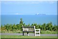 TR2135 : Bench with a view to France by David Martin