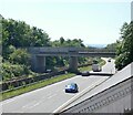 SJ2207 : Road and rail at Welshpool by Gerald England