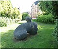 SO0661 : Sculpture: 'Taliesin', Temple Gardens, Llandrindod Wells by Gerald England