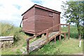 NO4818 : George Evans Bird Hide on Eden Estuary by Becky Williamson