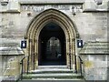 NZ2463 : Main doorway to St Mary's Cathedral by Robert Graham