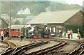 SH5738 : Blanche & Mountaineer wait at Harbour Station, Porthmadog by Martin Tester