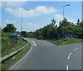 SE4150 : Northbound  slip  road  onto  A1 (M)  at  junction  46 by Martin Dawes