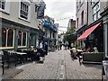 TQ8209 : George Street in Hastings Old Town by Mat Fascione