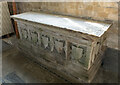 SK8518 : Tomb chest, St Peter's church, Wymondham by Julian P Guffogg