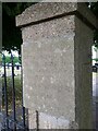 SE5530 : Inscription at the entrance to Hambleton Cemetery by Stephen Craven