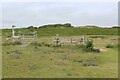 SR9894 : Gates on Coast Path by Box Bay by M J Roscoe