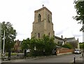 TG2309 : Church of St Helen Bishopgate, tower by Alan Murray-Rust