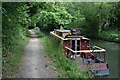 SP9412 : Moored narrowboat near Tring by David Martin