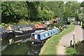 SP9213 : Narrowboats at Bulbourne Junction by David Martin