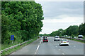 SP4085 : Southbound M69 at location B103.5 by David Dixon