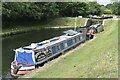 SP9213 : Narrowboats below Lock No. 40 by David Martin