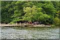 NY2521 : Derwent Water, Hawes End Landing Stage by David Dixon