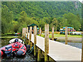 NY2619 : Lodore Hotel Jetty, Derwent Water by David Dixon