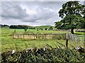 SK1272 : A fenced-off dew pond in Blackwell by Ian Calderwood