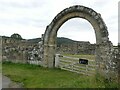 SE5478 : Archway, Byland Abbey by Alan Murray-Rust