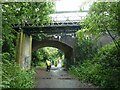 TG1926 : Hungate Street bridge over Marriott's Way in Aylsham by David Smith