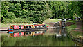 SO8685 : Waiting to use Stourton Bottom Lock in Staffordshire by Roger  D Kidd