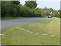 ST6593 : The boundary rope, Rockhampton Common cricket ground by Ruth Sharville