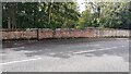 NY1230 : Parapet of Lorton Road bridge over former railway now footpath by Roger Templeman