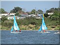 SZ8896 : Pagham Lagoon - Dinghies by Colin Smith