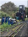 TF9242 : Water tower at Wells on Sea Station by Oliver Dixon