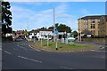 SE2626 : Mini Roundabout at Birks, near Morley by Chris Heaton